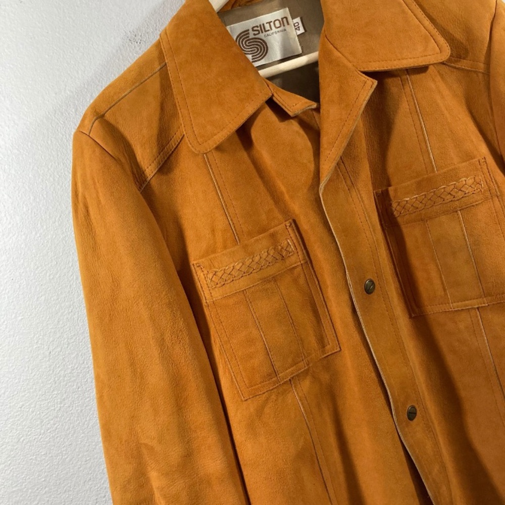 Vintage Suede Shirt, Jacket, Silton California - Picture 2 of 9